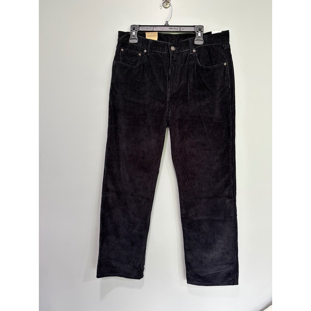 Levi's Men's Low Pro Straight Leg Corduroy Pants Black Size 32x30‎